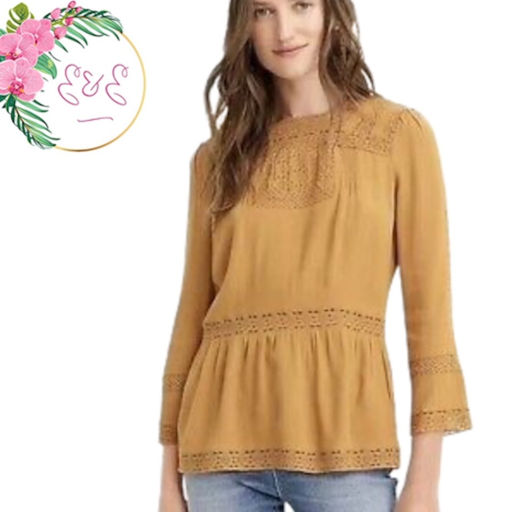 NWT J. CREW POINT SUR Lacey Top Size 0